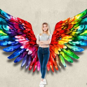 Rainbow wings
