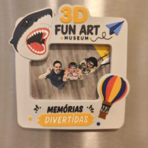3D Fun Art Museum fridge magnet